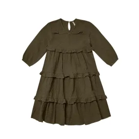 Rylee   Cru Dark Green Mabel Dress