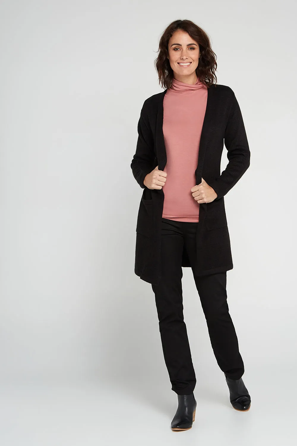 Salima Knit Cardigan - Black