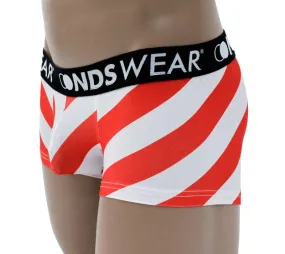 Santa Candy Cane Stripe Boxer Brief By NDSwear®