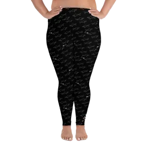 Shark Divers Plus Size Leggings (Warehouse)