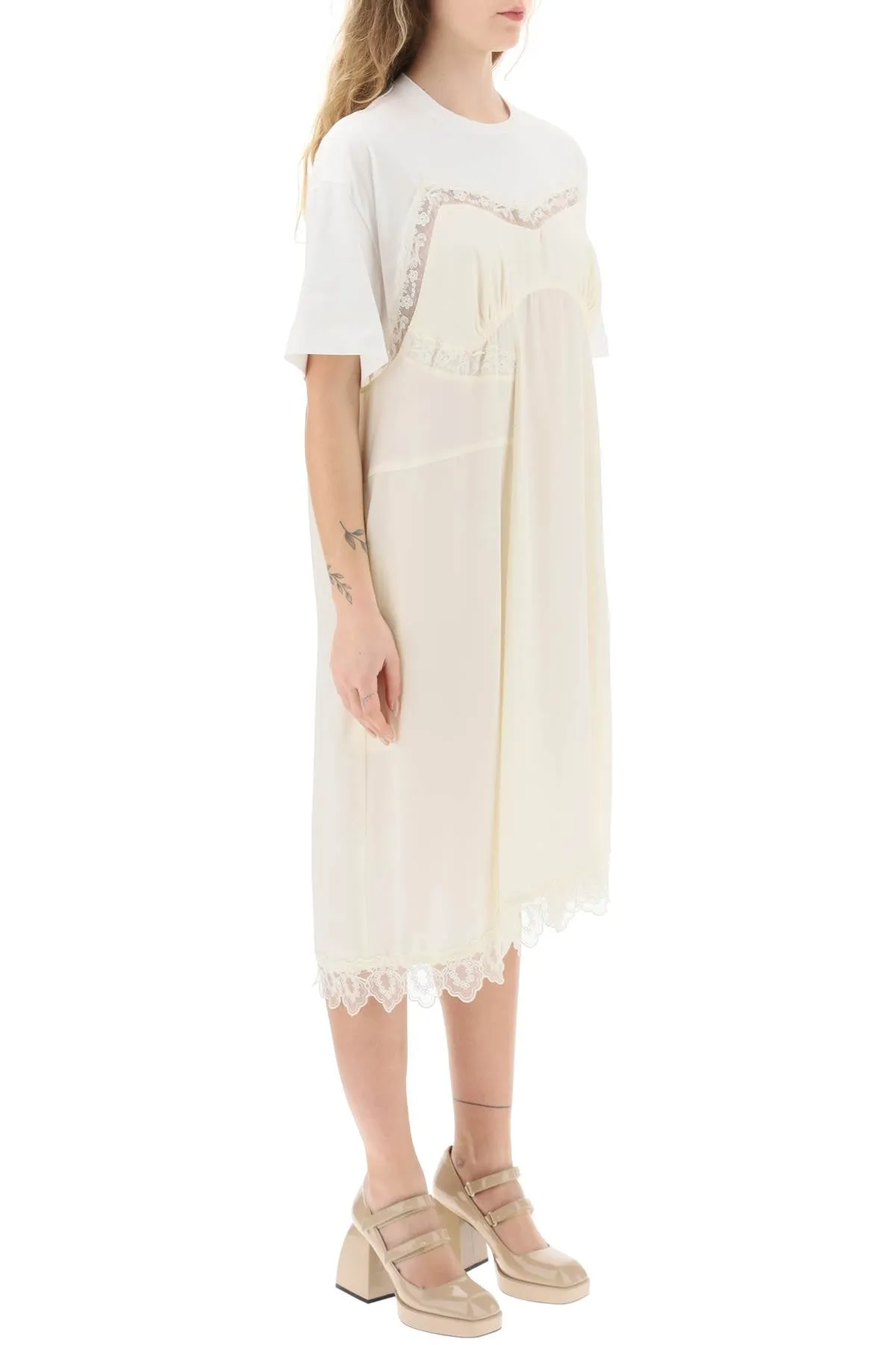 Simone rocha camisole t-shirt midi dress