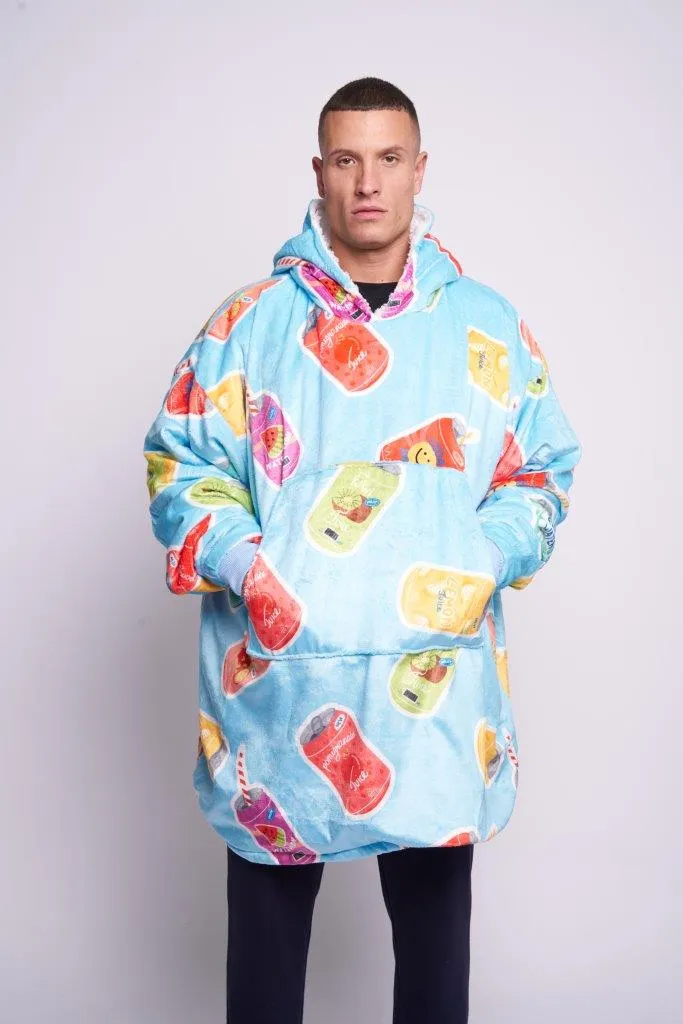 Soda Cans Printed Hoodie