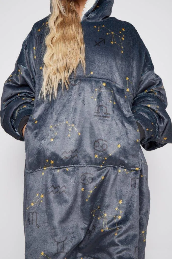 Star Signs Printed Hoodie