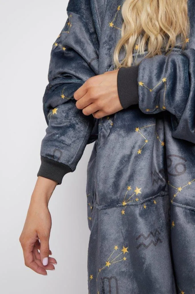 Star Signs Printed Hoodie