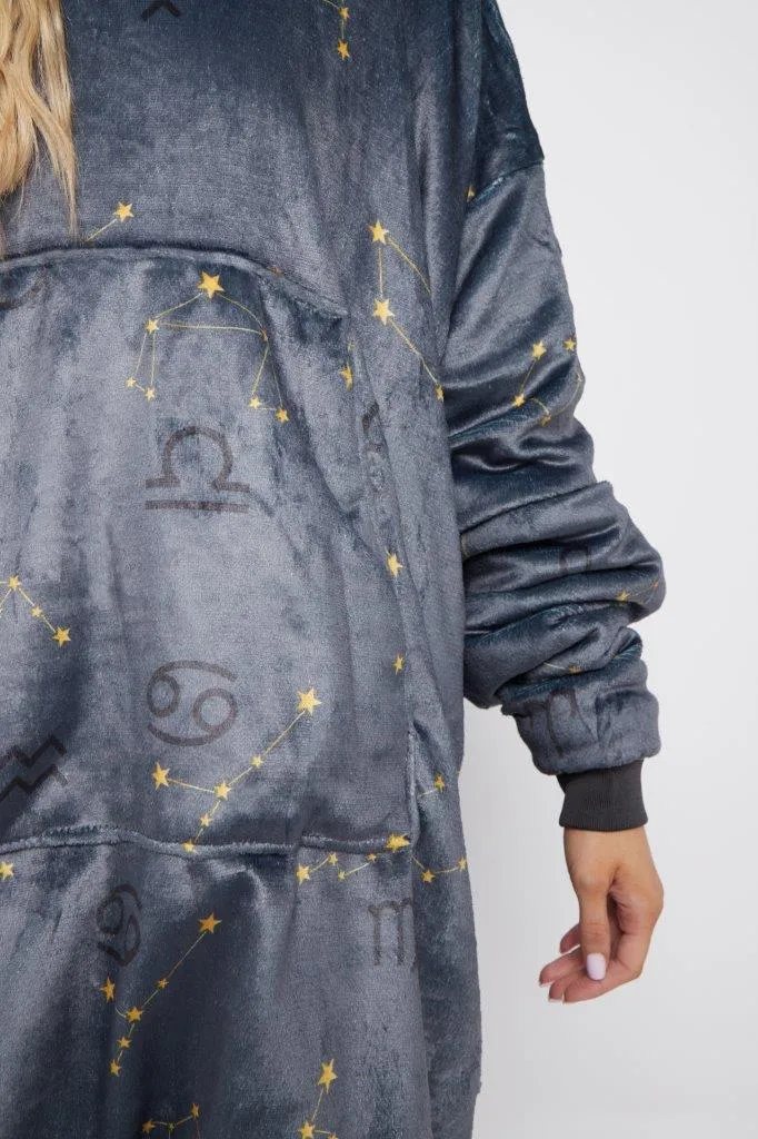 Star Signs Printed Hoodie