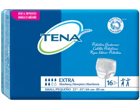 Tena 72416 Protective Underwear, Regular, X-Large 58"-68" White