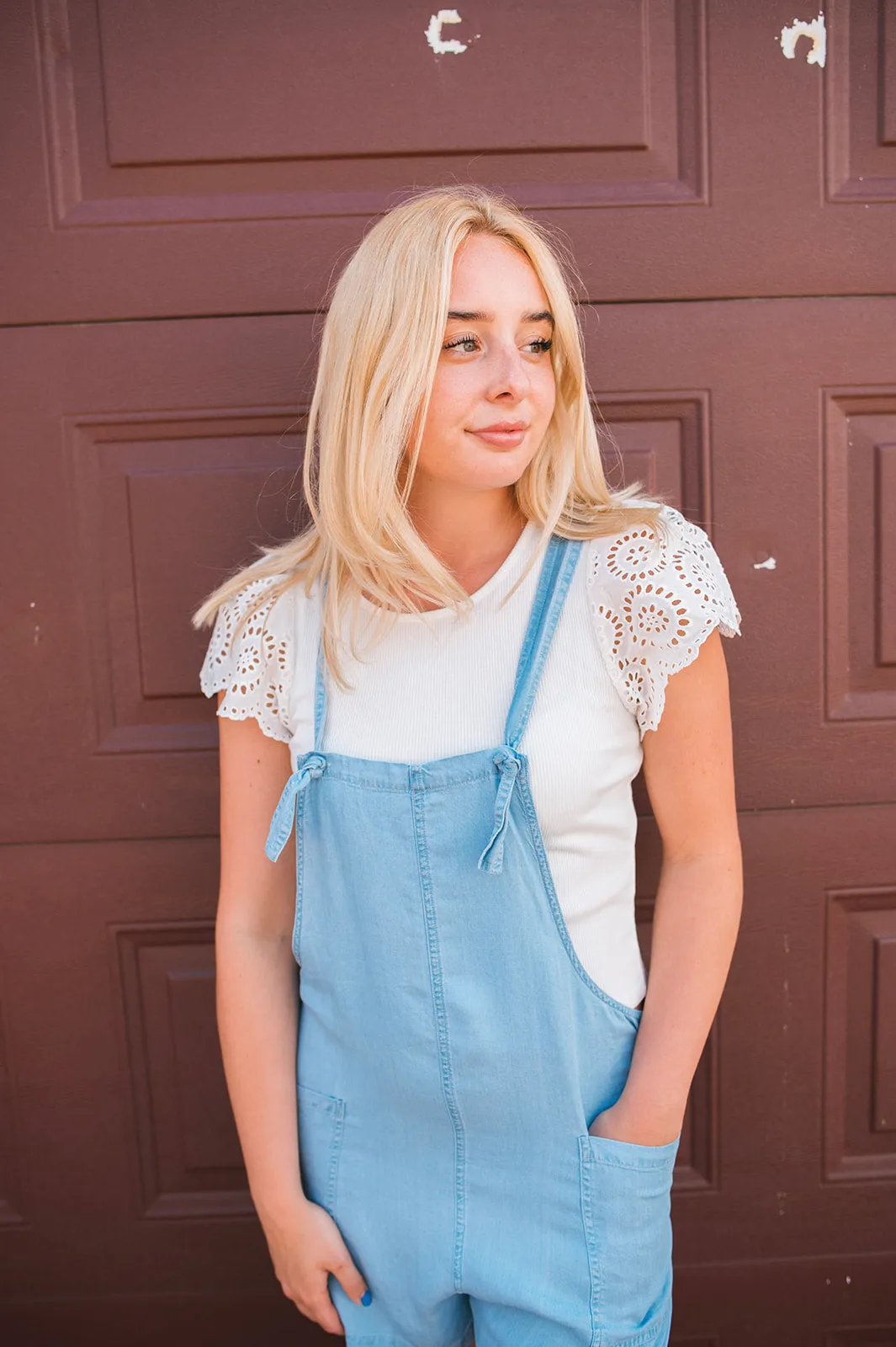 The Jayelle Chambray Shortalls