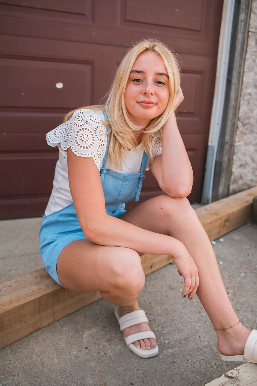 The Jayelle Chambray Shortalls