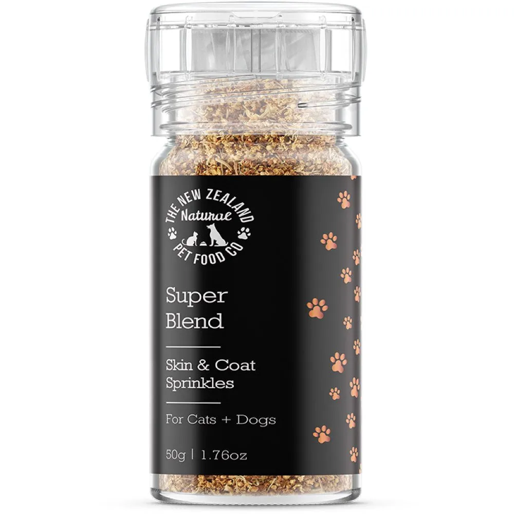 The NZ Natural Pet Food Co. Super Blend Skin & Coat Sprinkles for Cats & Dogs 50g