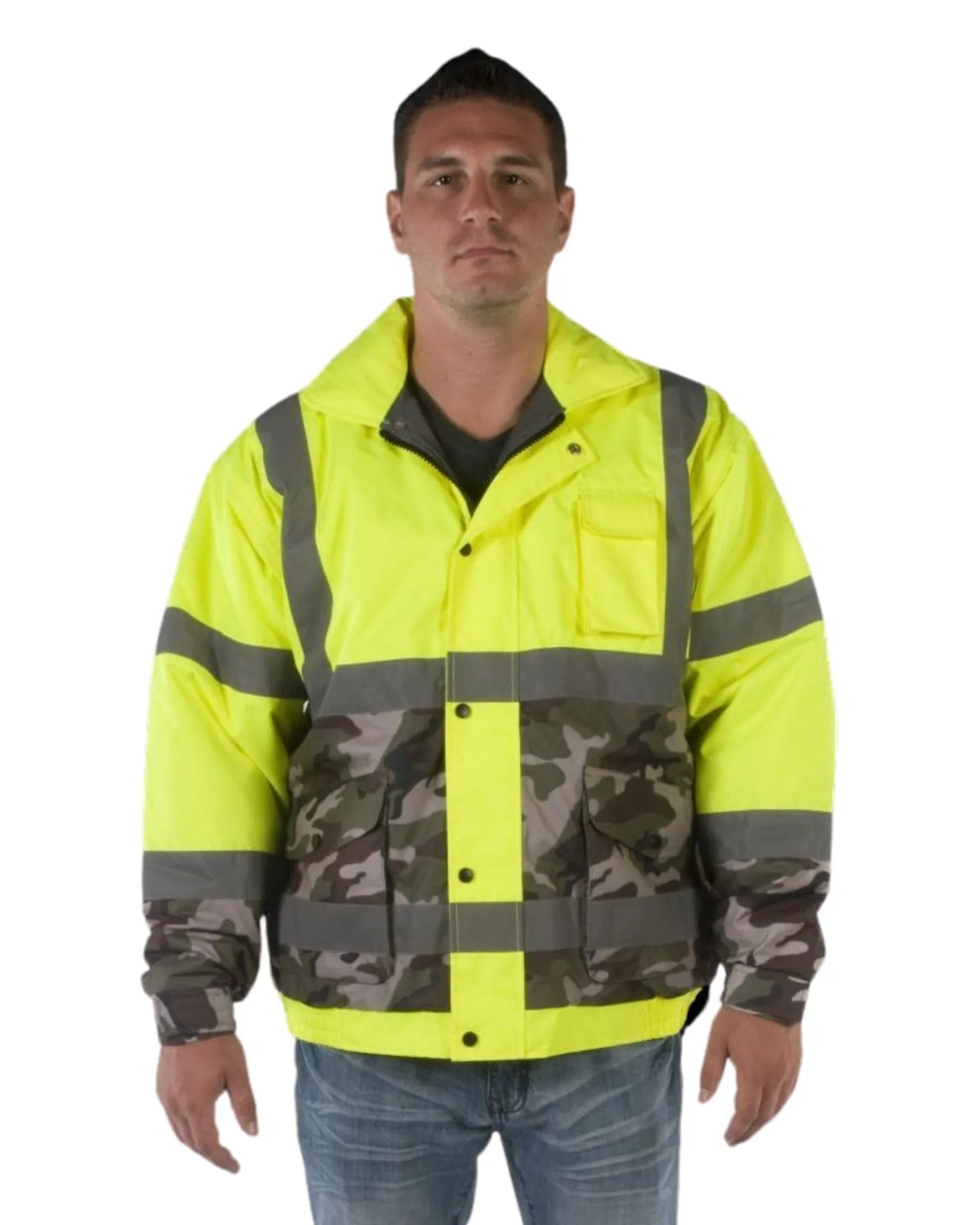 UHV561 HiVis Bomber with Camo Bottom - SPECIAL EDITION