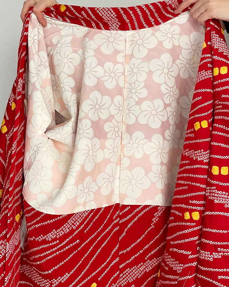 Wave Shibori Haori Kimono Jacket