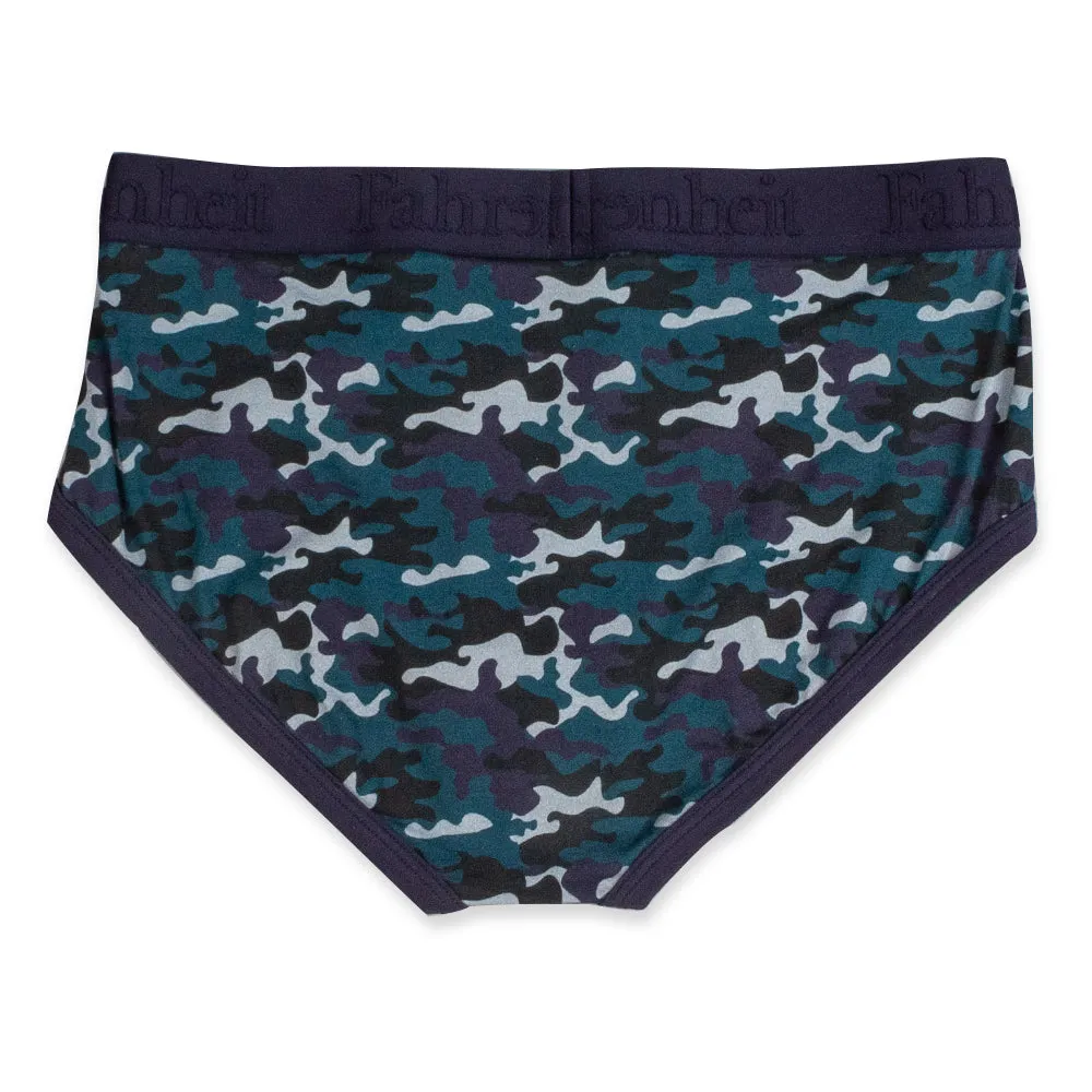 Wayne Brief | Blue Camouflage