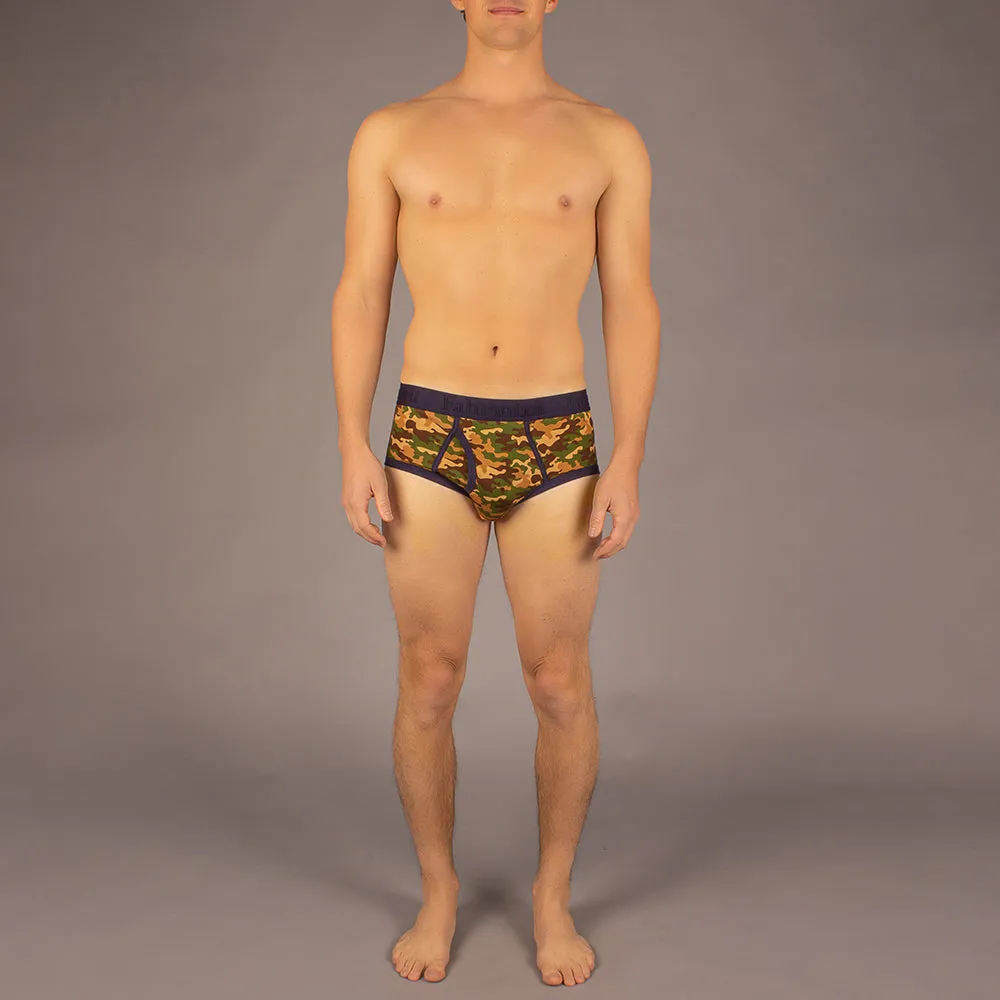 Wayne Brief | Green Camouflage