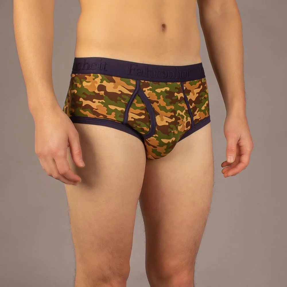 Wayne Brief | Green Camouflage