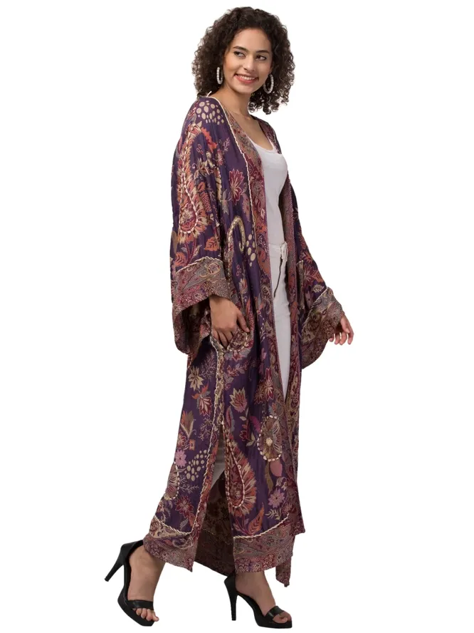 Willow Thick Stitch Kimono