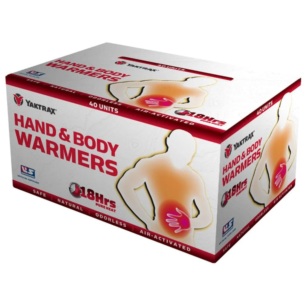 Yaktrax Hand and Body Warmers 40 pair