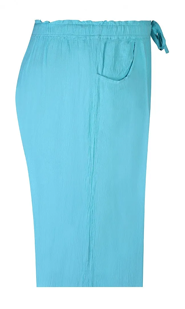 Zhenzi Joelle Culotte Trousers in Aqua